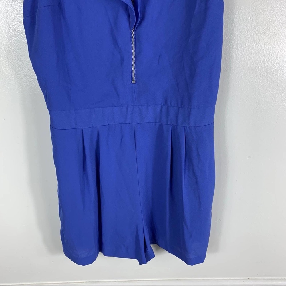 🌵Express Blue Ruffle Romper Womens 6 - Picture 3 of 7